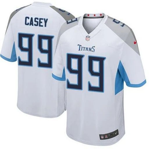 Men Tennessee Titans 99 Jurrell Casey Nike White Game NFL Jersey